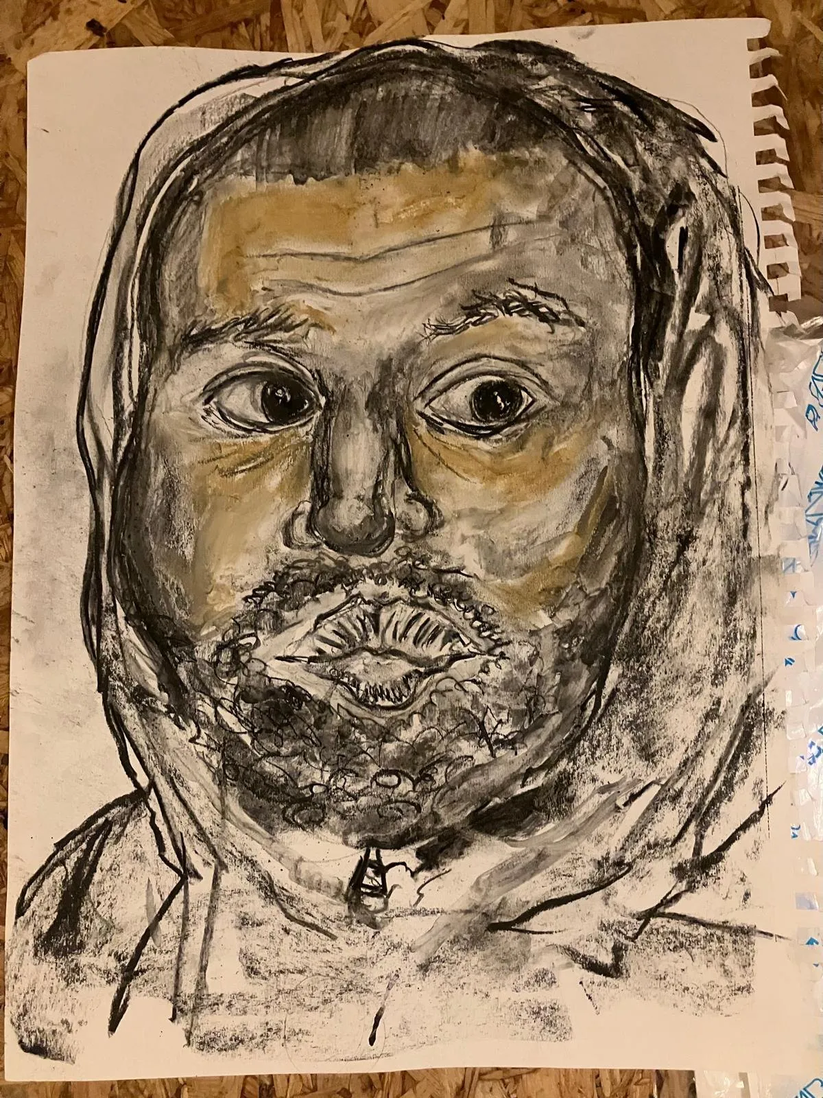 Charcoal portrait