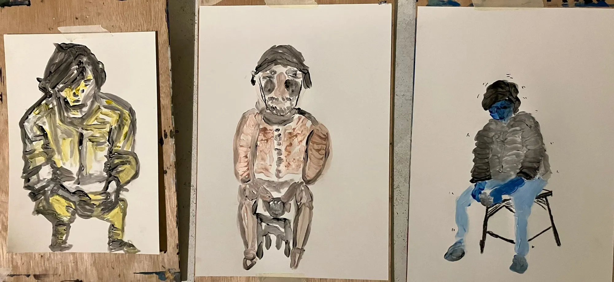 Three studies side by side